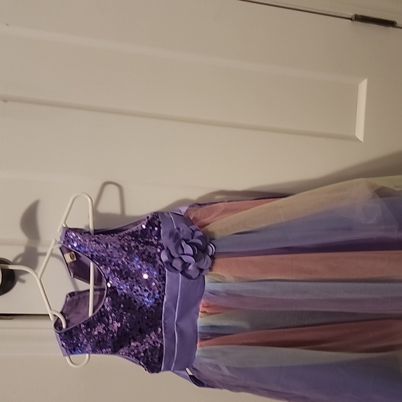4T Purple Formal Dress - Picture 3 of 3